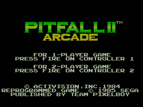 Image result for pitfall 2 arcade colecovision screenshots